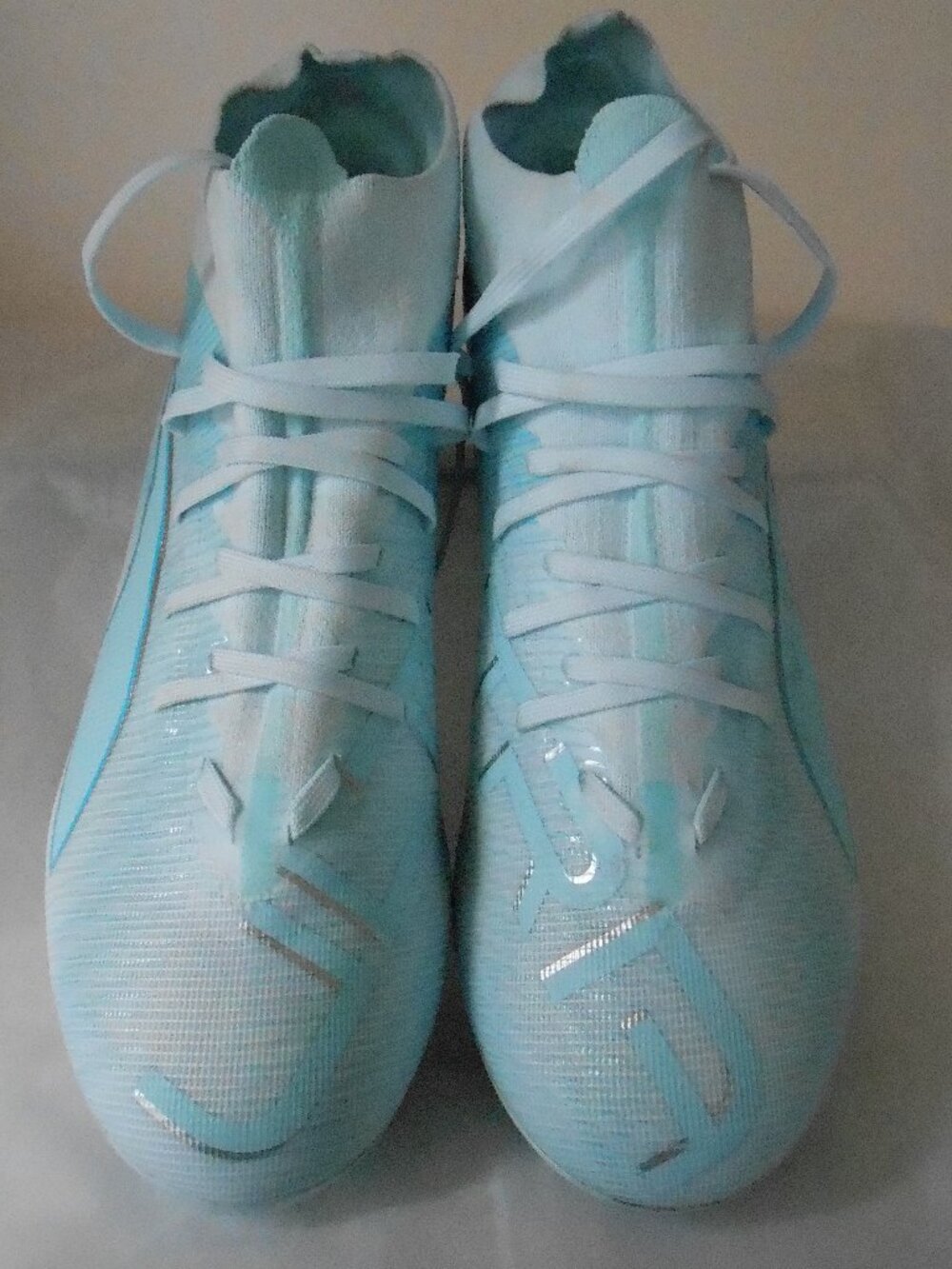 Women's Puma Ultra 5 Match LU FG/AG Wn's Icy Blue Aqua Soccer Cleats Size-10